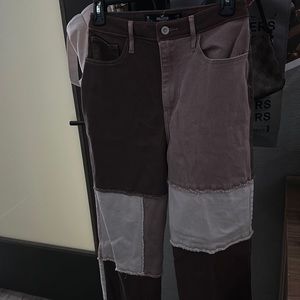 hollister ultra high rise dad jeans